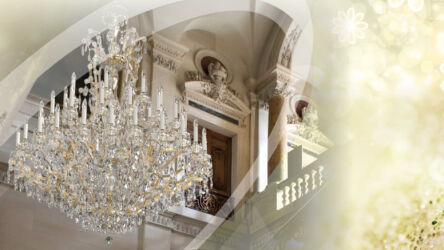 Lustry Marie Terezie ArtGlass